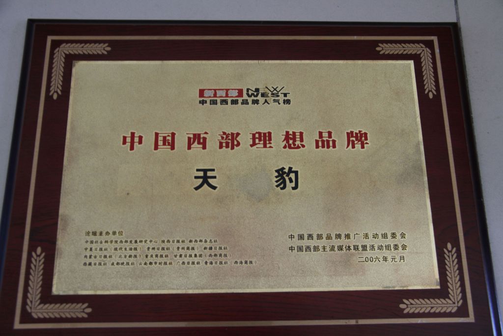 中國西部理想品牌